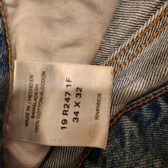 C. E. Schmidt Workwear Denim Blue Jeans Mens Zip Fly 100 Cotton K1 - Picture 8 of 8